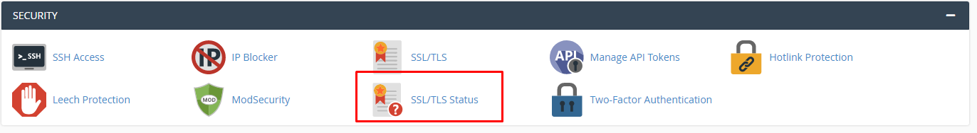 SSL/TLS Status
